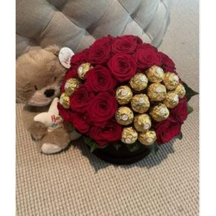 Ferrero Rocher Rose Box