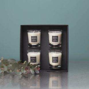 Four 70G Scented Candles Natural Wax 