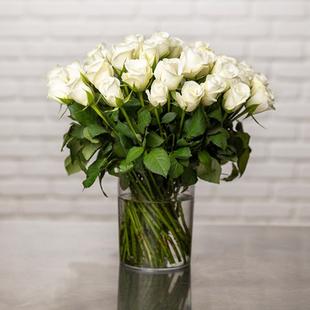 Pure White Rose Bouquet