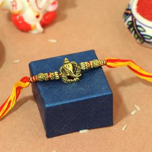 Antique Style Ganesha Rakhi