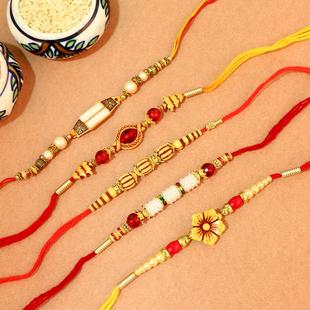 Grand Beaded Rakhi Set