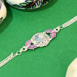 Exceptionally Designed Silver Rakhi