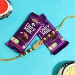 Glorious Rakhi With Dairy Milk