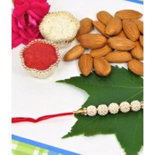 Peral Rakhi With Almond