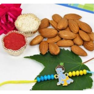 Bala Krishna Kids Rakhi With Almond