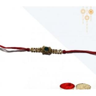 Blue Stone Designer Rakhi
