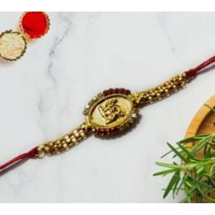 Om And Swastik Rakhi