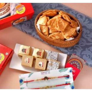 Peacock Elephant Set Of 2 Rakhi 