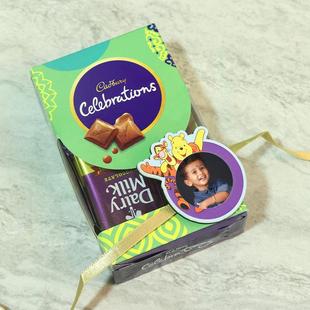 Winni the Poo Rakhi Choco Combo