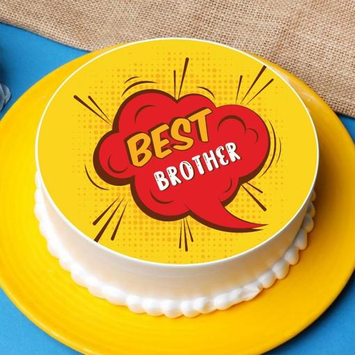 Best Brother in World Cake