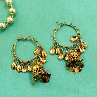 Elegant Golden Jhumkas