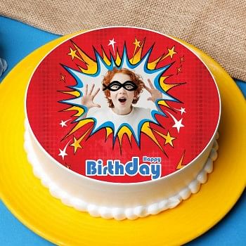 Birthday Blast Photo Cake