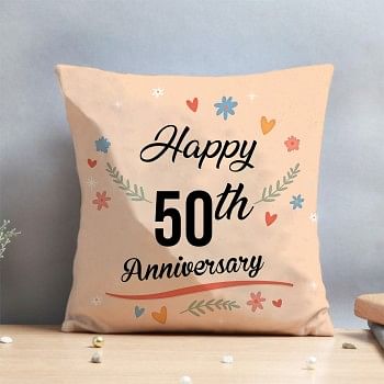 Soothing 50th Anniversary Cushion