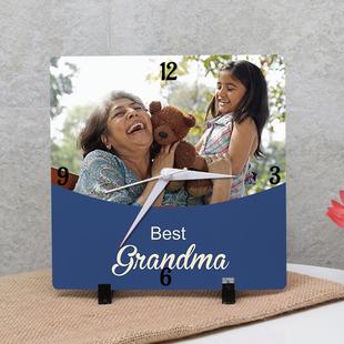 Appealing Grandma Personalised Clock