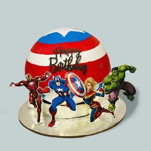 Avengers Pinata Cake