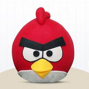 Angry Birds Pinata Cake