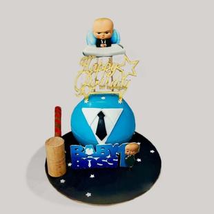 Boss Baby Pinata Cake