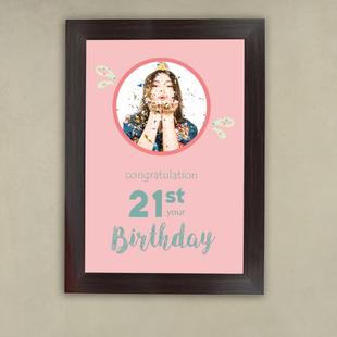 21st Birthday Photo Frame