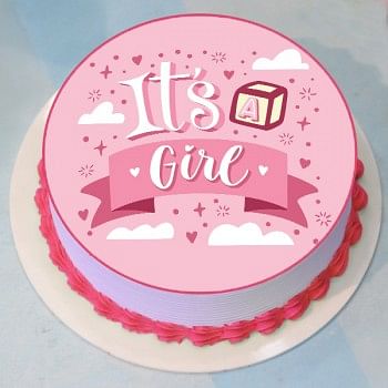 Its a Girl Stunner Cake