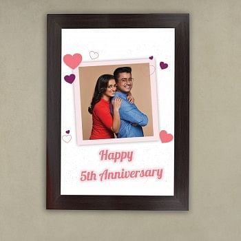 5th Anniversary Romance Frame