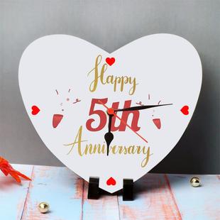 5th Anniversary Bliss Clock