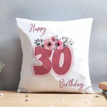Spectacular 30th Birthday Cushion