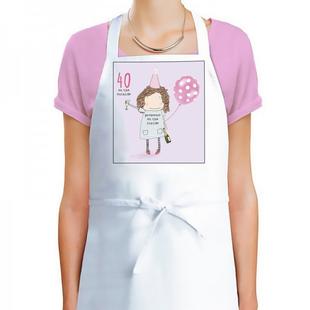 Savage 40th Birthday Apron