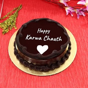 Karwa Chauth Tempting Love Cake