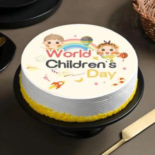 Childrens Day Photo Cake