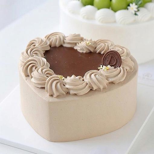 Heart Shaped Coffee Cake