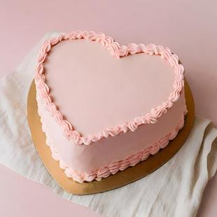 Heart Shaped Chocolate Sugarfree Cake