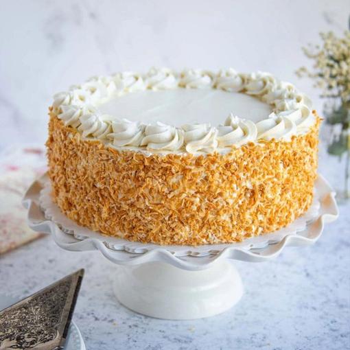 Butterscotch Eggless Cake