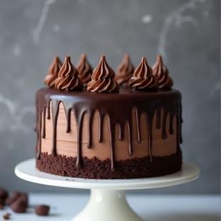Chocolate Truffle Eggless Cake