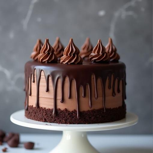 Chocolate Truffle Eggless Cake