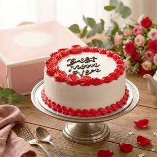 Rose Swirls Cake for Mothers Day