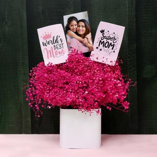 Pink Gypso Arrangement for Mom
