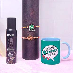 Stunning Rakhi and Cosmetics