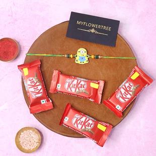 Adorable Rakhi N Kitkat