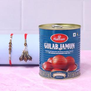 Combo Of Rakhi N Sweet