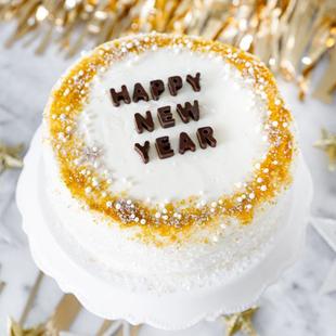 Sparkly New Year Cake