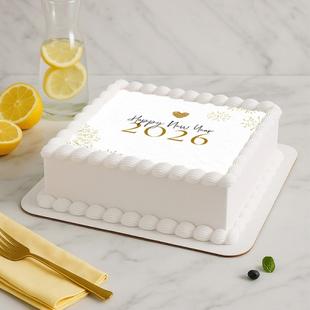 New Year Delight Photo Cake