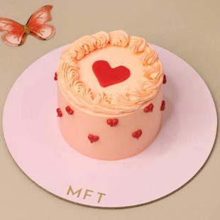 Designer Heart Mini Cake