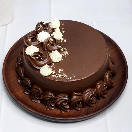 Eggless Truffle Cake