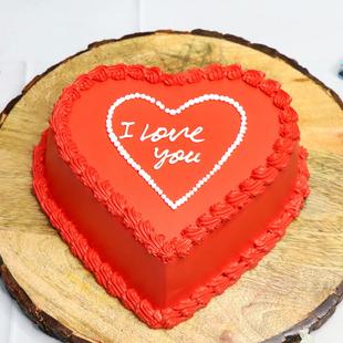 Velvet Heart Cake