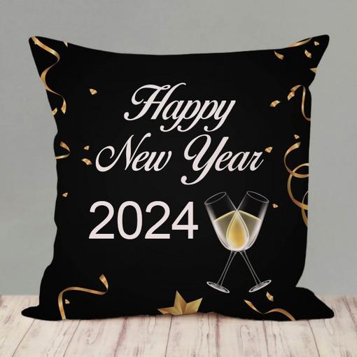Glowing New Year Cushion