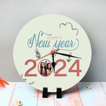 Happy New Year Personalised Clock