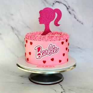 Pink Dress Barbie Cake