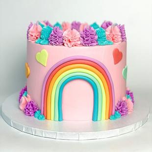 Strawberry Rainbow Cake