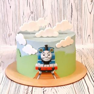 Thomas Train Cartoon Cake