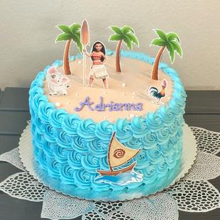 Moana Kids Cream Cake
